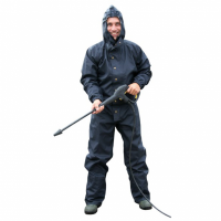 Was- en reinigingsoverall met capuchon XXXL Donkerblauw