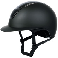 Harry's Horse Veiligheidscap Mont Blanc Glossy zwart- 59-61