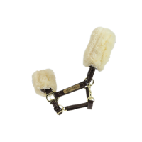 Kentucky Lederen halster wol Brown- Pony