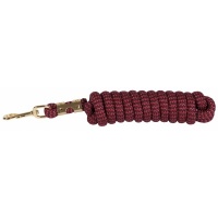 Harry's Horse Halstertouw Musketon Goud 3m roze-zwart