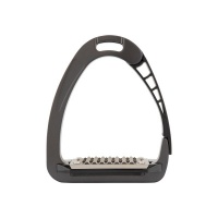 Acavallo beugels Arena Alupro Charcoal/Zwart- 12 cm