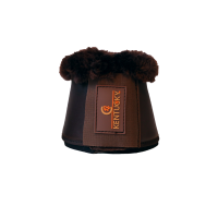 Kentucky Springschoenen bruin Leder wol / bont Brown/brown- Xtra Large