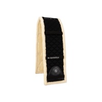 BR longeerpad Artificial Fur Zwart/Naturel- Full