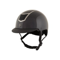 BR rijhelm Lambda Glossy Zwart/Gunmetal- 59/61