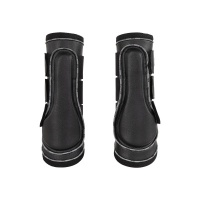 BR beenbeschermers Majestic Reflecting Zwart/Zilver- XL