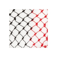 Premiere hooinet Zwart/Rood- 85 cm