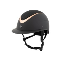 BR rijhelm Theta Plus Painted Glitter Black/Rose- 52/54