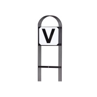 Premiere manegeletters R-V-P-S Zwart