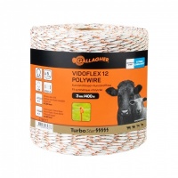 Gallagher Vidoflex 12 TurboLine Plus wit 400m