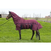Harry's Horse Vliegendeken Mesh Superior bordeaux- 145cm