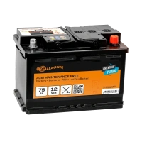 Gallagher Accu 12V/75Ah Premium Turbo AGM - 278x175x190