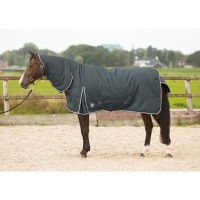 Harry's Horse Regendeken Thor 200gr met Hals ebony- 155cm