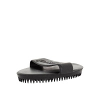 Premiere rubberen rosborstel palmfit Zwart