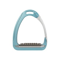 Acavallo stijgbeugels Arena AluPlus 2.0 Sky blue/Alu- 12 cm