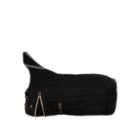 BR onderdeken high neck Classic 200 g Zwart- 195/145 cm