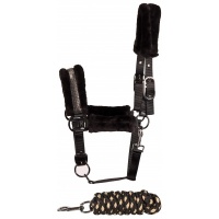 Harry's Horse Halsterset Denici Cavalli Stardust Soft zwart- full