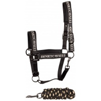 Harry's Horse Halsterset Denici Cavalli Stardust zwart- pony