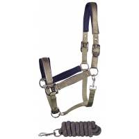 Harry's Horse Halsterset Satin Eli silver-mink- cob