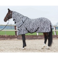 Harry's Horse Vliegendeken Zebra met losse hals - 215cm