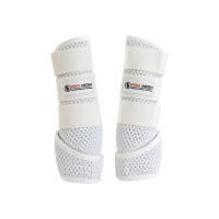 BR beenbeschermers Pro Mesh Flex Snow white- L