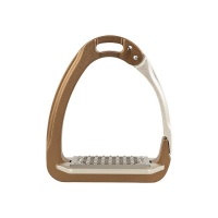 Acavallo stijgbeugels Arena AluPlus 2.0 Golden brown/Nikkel- 12 cm