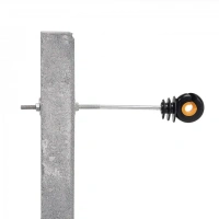 Gallagher XDI Afstandschroef-ringisolator metaal 20cm/M6 (10)