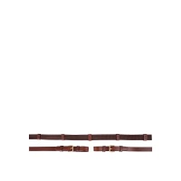 BR linnen teugels Tobacco/Goud- Full