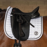 Harry's Horse Zadeldek Reverso Competition Gunmetal wit- full vz