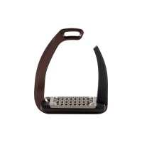 Acavallo stijgbeugels REL-X Easy Bruin/Zwart- 12 cm