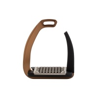 Acavallo stijgbeugels REL-X Easy Brons/Zwart- 12 cm