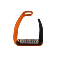 Acavallo stijgbeugels REL-X Easy Oranje/Zwart- 12 cm