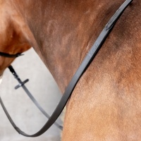 Harry's Horse Teugels Rubber Kris Xtreme zwart- full