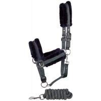Harry's Horse Halterset Soft Billie jet-black- full