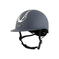 Premiere rijhelm Ambrosia Navy/Gunmetal- 61/63