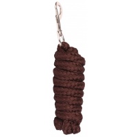 Harry's Horse Halstertouw Soft Musketon Zilver 1,8m bruin