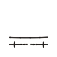 BR teugel Eventa Pro Grip 16mm Zwart- Full