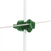Gallagher Schroefisolator Groen voor paal ø 8,5-13mm (20)