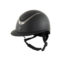 BR rijhelm Thèta Plus Painted Zwart/Gunmetal- 52/54