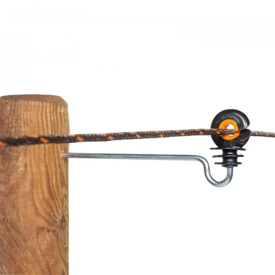 Foto van Gallagher XDI Afstandschroef-ringisolator hout gebogen 18cm (100)
