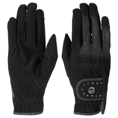 Foto van Harry's Horse Handschoenen Domy Mesh Crystal wit- xxs