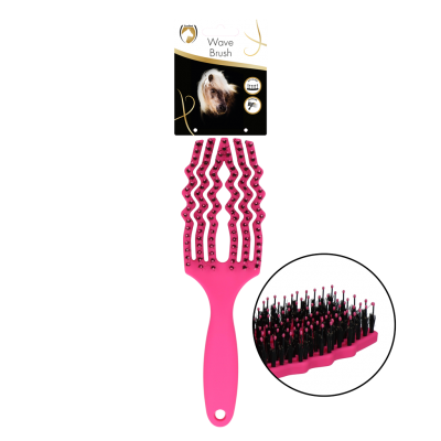 Foto van Excellent Horse Wave Brush Roze
