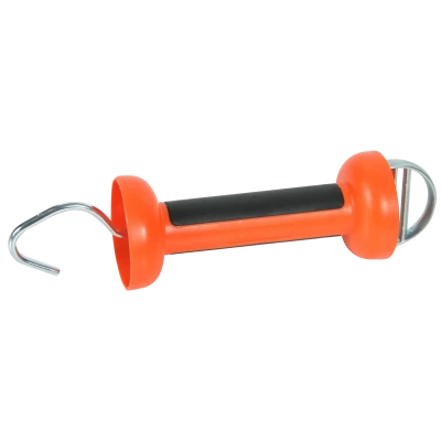 Foto van Gallagher Softgrip poortgreep oranje lint RVS (1)