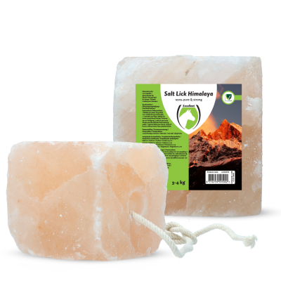 Excellent Horse Salt Lick Himalaya 3-4 kg (Met touw)