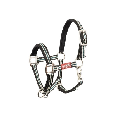 Premiere veulenhalster Vivid Black/Cream/Moss- Foal XS