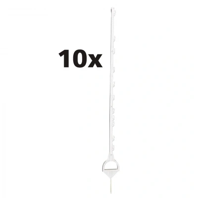 Foto van Gallagher Duopack stijgbeugelpaal 1,55m wit (2x5)