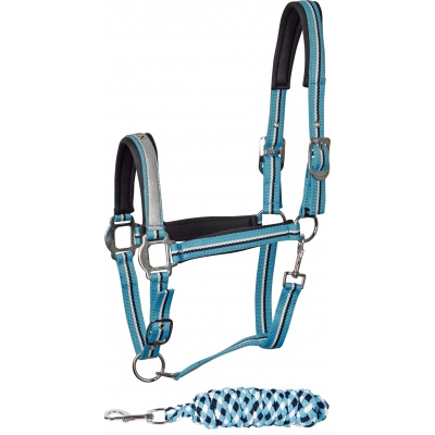 Harry's Horse Halsterset Mare lichtblauw- pony Harry's Horse Halsterset Mare lichtblauw- pony