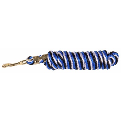 Harry's Horse Halstertouw Musketon Goud 3m navy