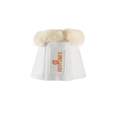 Foto van Kentucky Springschoenen Leder wol / bont White- Large