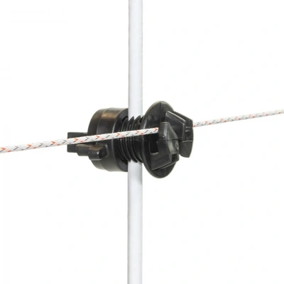 Foto van Gallagher Schroefisolator Zwart voor paal ø 4-10mm (250)