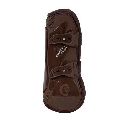 Foto van Kentucky Peesbeschermers bamboo elastiek Brown- Xtra Small